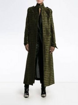 HAIDER ACKERMANN houndstooth fitted coat | Stylish designer coats - flipped