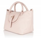 Meli Melo Halo medium tote bag pastel pink – Italian leather handbags