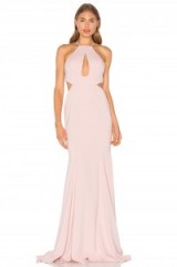 JAY GODFREY ~ SAO PAULO BLUSH CUT OUT GOWN – as worn by Kristin Cavallari at the 2016 Carousel Of Hope Ball held at The Beverly Hilton Hotel in Beverly Hills, 8 October 2016. Celebrity gowns | star style fashion | long pink occasion dresses