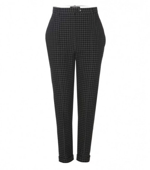 ISABEL MARANT Iola check-twill virgin wool trousers - flipped