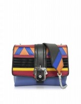 PAULA CADEMARTORI Alice Multicolor Leather Shoulder Bag