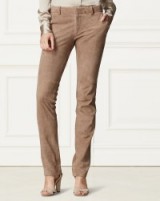 Ralph Lauren Collection – Sydney Taupe Suede Pant