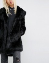 Unreal Fur Elixir Black Faux Fur Coat