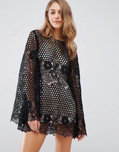 Alice McCall Like I Would Dress in black. LBD | sheer dresses | floral ...