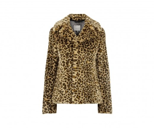 oasis animal faux fur jacket ~ leopard print jackets ~ winter coats ~ glam fashion ~ outerwear - flipped