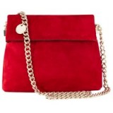 Karen Millen Mini Regent Shoulder Bag in Red