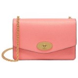 Mulberry Darley Small Grain Leather Bag, Macaroon Pink