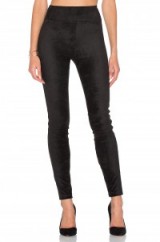 DOLCE VITA DAPHNE LEGGING in black suede. Luxe leggings | skinny pants | glam trousers