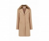 oasis felicity faux fur collar coat camel ~ classic coats ~ winter fashion