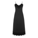 Warehouse lace trim cami dress in black. LBD | slip dresses | strappy fashion | thin straps | spaghetti straps
