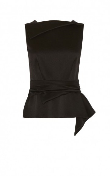Karen Millen origami top in black ~ occasion tops ~ evening wear ~ chic occasion fashion - flipped
