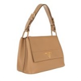 PRADA Vitello Daino Satchel Caramel – designer leather handbags – luxury shoulder bags – stylish accessories – chic style