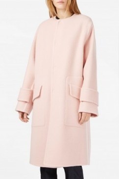 ROKSANDA Cavani Coat light pink ~ luxe winter coats ~ chic designer outerwear - flipped