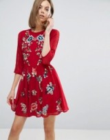 ASOS PREMIUM Mini Skater Dress with Floral Embroidery – looks gorgeous!