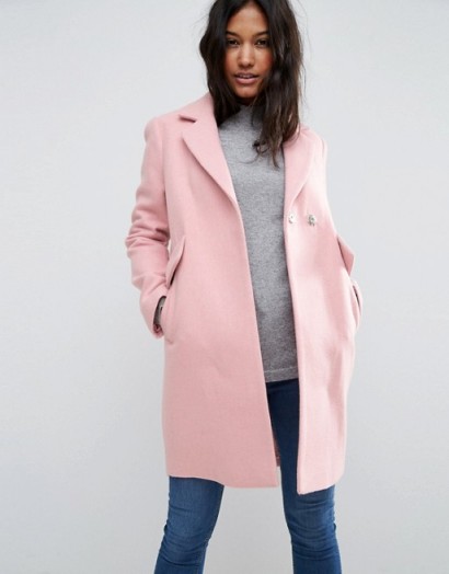 ASOS Slim Coat with Pocket Detail fine design and style!