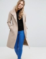 ASOS Wool blend Coat With Funnel Neck – love it, and I want one