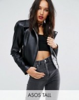 ASOS TALL Ultimate Leather Look Biker Jacket with Multi Stitch Detail – great for me!