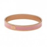 Dyrberg Kern Rose Gold Plate & Pink Enamel Slim Bangle ~ stylish bangles ~ bracelets ~ style ~ jewellery