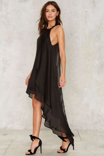 Just Say Flow Layered Dress ~ party dresses ~ black evening wear ~ occasion glamour ~ feminine style ~ going out chic