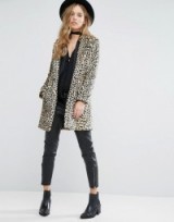 Mango Faux Fur Leopard Print Coat. Statement coats | on-trend fashion | glamorous and stylish
