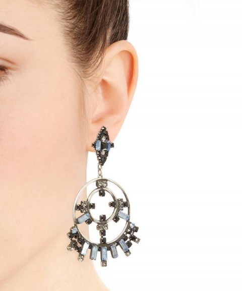 DANNIJO Solaris Drop Earrings ~ statement jewellery ~ large drop earrings - flipped