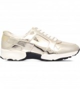 CARVELA Lacrosse metallic trainers ~ gold metallics ~ sports luxe ~ luxury style sports shoes