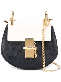 CHLOÉ nano Drew crossbody bag – luxe mini bags – small luxury shoulder bags – leather accessories – designer handbags