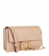 Chloé Small Faye Shoulder Bag – luxe beige leather bags – designer handbags