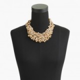 J.CREW CRYSTAL JUMBLE NECKLACE ~ statement necklaces ~ luxe style fashion jewellery ~ glass stone jewelry ~ crystals
