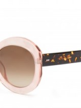ZANZAN Le Tabou acetate sunglasses ~ luxe eyewear ~ luxury style accessories ~ pink & tortoiseshell ~ holiday chic ~ summer fashion ~ large round frames ~ oversized frame