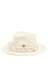 MAISON MICHEL Lucky Dart In My Heart straw hat natural beige ~ Panama hats ~ stylish summer accessories