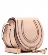 CHLOÉ Marcie Small nude leather shoulder bag
