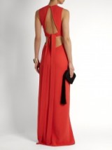 ELIE SAAB Open-back stretch-cady gown ~ designer gowns ~ elegance ~ effortless style ~ chic occasion dresses