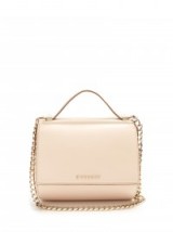 GIVENCHY Pandora box leather cross-body bag ~ luxe accessories ~ luxury bags ~ pale pink designer handbags ~ feminine style
