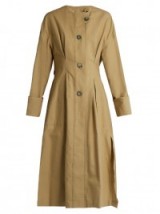 ISABEL MARANT Slater beige cotton and linen-blend trench coat ~ stylish coats ~ effortless style ~ designer fashion