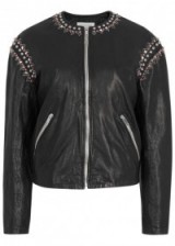 ISABEL MARANT ÉTOILE Buddy embellished leather jacket ~ luxe jackets ~ designer outerwear ~ laid-back chic