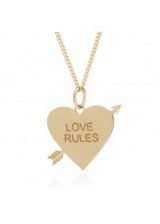 RACHEL JACKSON LONDON Heart necklace ~ hearts ~ pendant necklaces ~ Valentines jewellery ~ Valentine gift