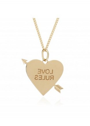 RACHEL JACKSON LONDON Heart necklace ~ hearts ~ pendant necklaces ~ Valentines jewellery ~ Valentine gift - flipped
