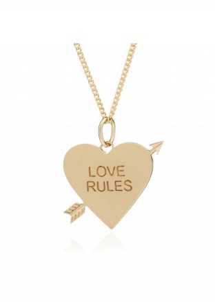 RACHEL JACKSON LONDON Heart necklace ~ hearts ~ pendant necklaces ~ Valentines jewellery ~ Valentine gift
