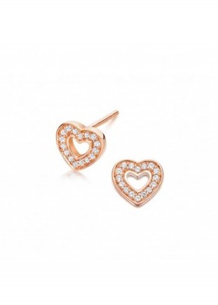 ASTLEY CLARKE Mini heart earrings ~ Valentine hearts ~ Valentines jewellery - flipped