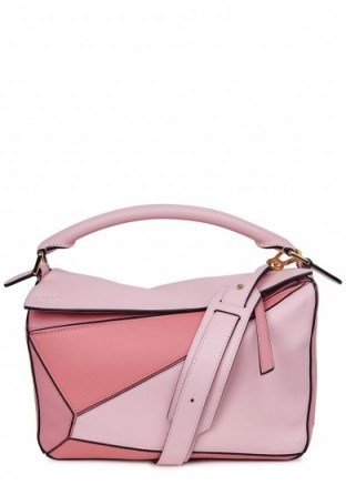 LOEWE Puzzle pink leather tote ~ luxe handbags ~ feminine style accessories ~ perfect tote bags ~ quality & style - flipped