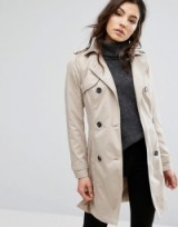 Vila Trench Coat ~ classic beige coats ~ lightweight outerwear ~ spring fashion ~ street style