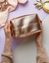 Mi-Pac Wash Bag in Rose Gold – just because it’s gold!