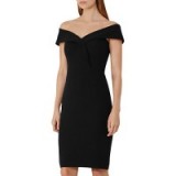 Reiss Haddi Off The Shoulder Dress in Night Navy ~ bardot cocktail dresses ~ evening fashion ~ chic occasion clothing ~ lbd