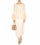 CHLOÉ Pleated pants in milk ~ voluminous cropped trousers ~ luxe clothing ~ luxury fashion