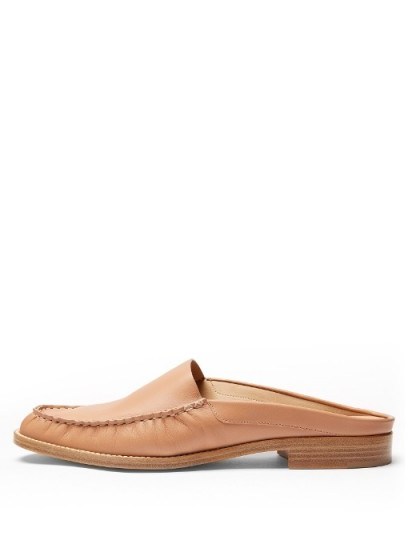 GABRIELA HEARST Kate leather backless loafers p - flipped