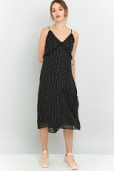 Pins & Needles Dot Slip Dress Navy. Cami dresses | strappy | summer fashion