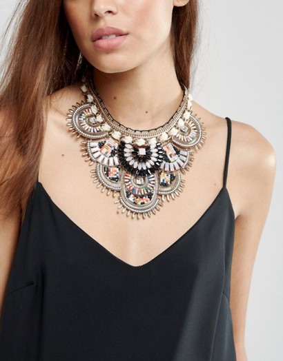 ALDO Multi Bead Statement Necklace ~ statement necklaces ~ beaded chunky fashion jewellery ~ bling accessories