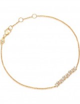 ASTLEY CLARKE Linia Interstellar 14ct yellow gold and diamond bracelet ~ delicate bracelets ~ luxe style dainty jewellery ~ diamonds