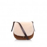 UGG Australia Heritage Crossbody – brown suede shoulder bags ~ fluffly handbags ~ stylish bags
